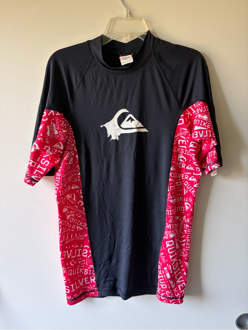 Quiksilver Men's Short Sleeve Rash Guard Swim Shirt XXL